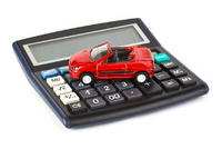 car on calculator (select to view enlarged photo)