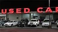 used car lot (select to view enlarged photo)