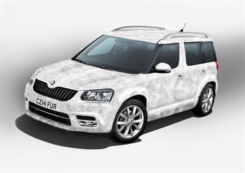 yeti fur car