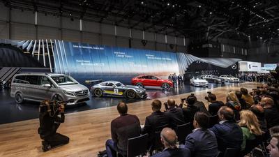 mercedes at geneva (select to view enlarged photo)
