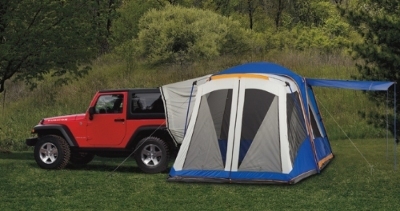 jeep and tent