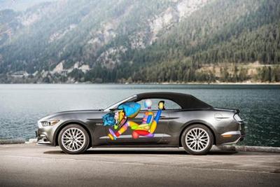 FORD MUSTANG KNEE AIRBAG (select to view enlarged photo)