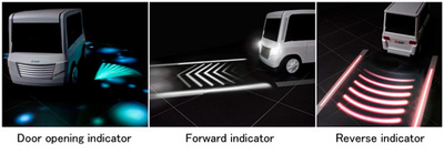 mitsubishi road indicators (select to view enlarged photo)