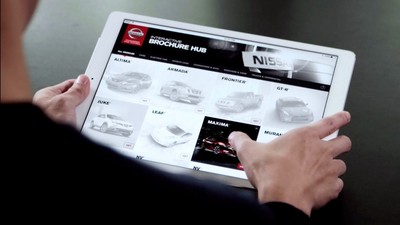 nissan brochure (select to view enlarged photo)