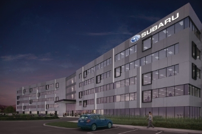 subaru headquarters rendeering