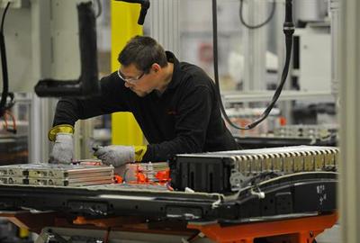 nissan uk battery plant (select to view enlarged photo)