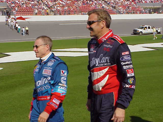 Bud Shootout - Dale Jarret and Mark Martin
