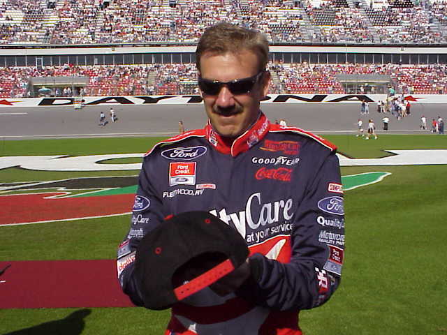 Bud Shootout - Dale Jarret Signing Autographs